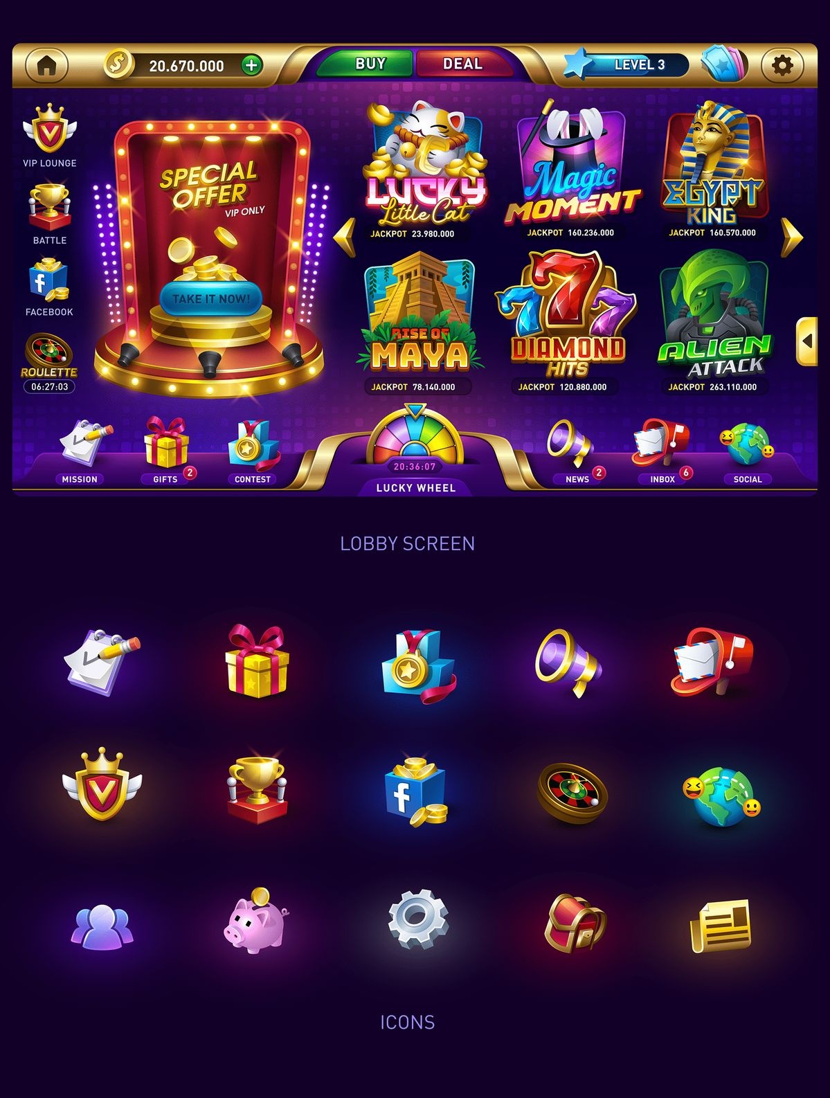 Jackpot World Slots 777 APK game